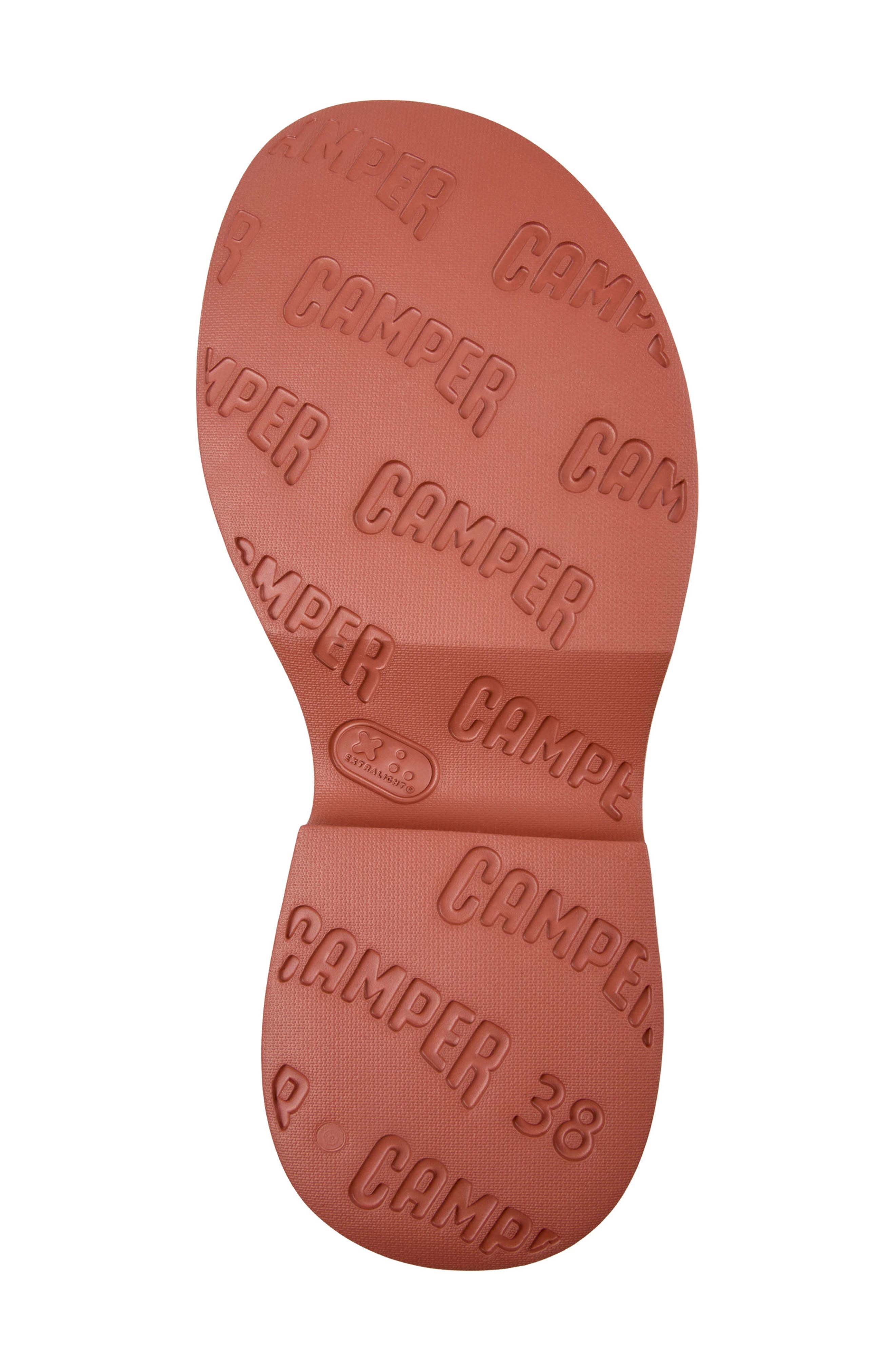 Tasha Platform Sandal, Alternate, color, MEDIUM RED