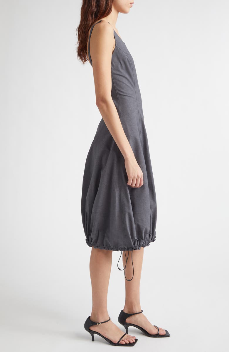Coperni Technical Tailored Balloon Dress, Alternate, color, Grey