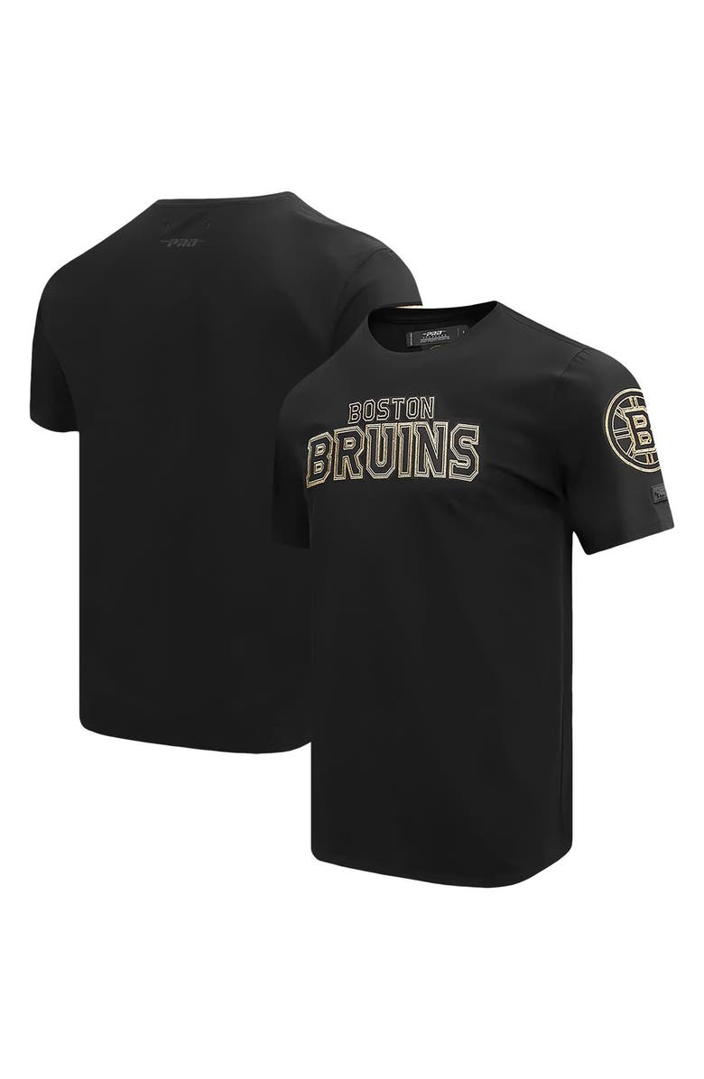 PRO STANDARD Men's Pro Standard Black Boston Bruins Wordmark T-Shirt, Main, color, Black