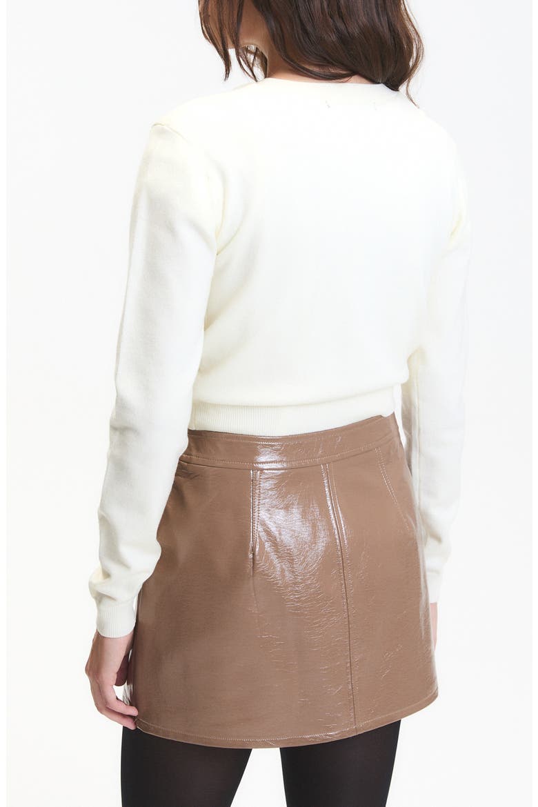 Clark Crop Cardigan, Alternate, color, ECRU