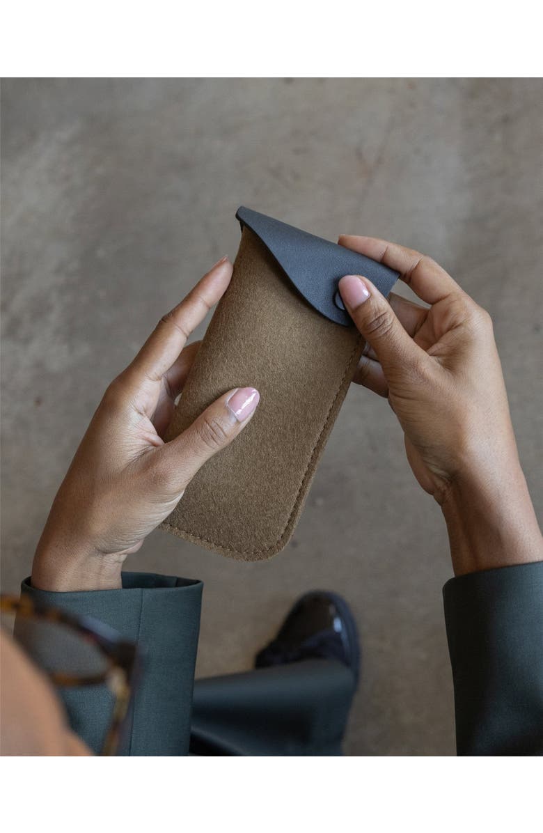 Graf Lantz Anzen Merino Wool Eyeglass Sleeve, Alternate, color, Cumin