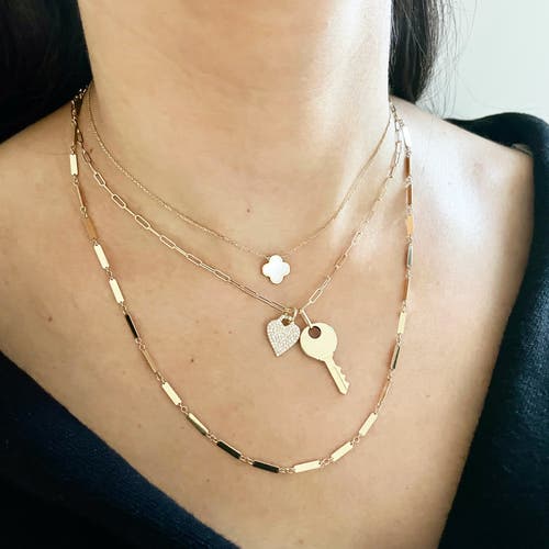 The Lovery Fine Jewelry Diamond Heart Padlock Charm In Gold