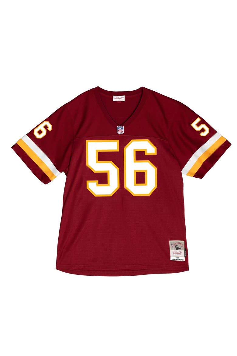 Men's Mitchell & Ness LaVar Arrington Burgundy Washington Commanders 2001 Legacy Throwback Replica Jersey, Alternate, color, Burgundy
