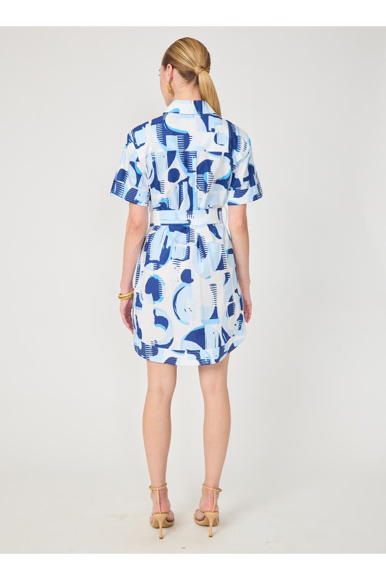 Marlee Dress, Alternate, color, Geo round print