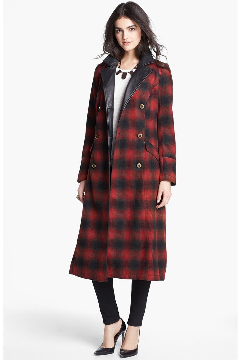 Sargent Plaid Coat, Main, color, GARNET COMBO