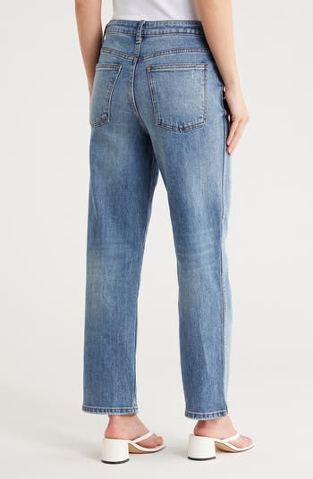 Melissa High Waist Ankle Relaxed Straight Leg Jeans
