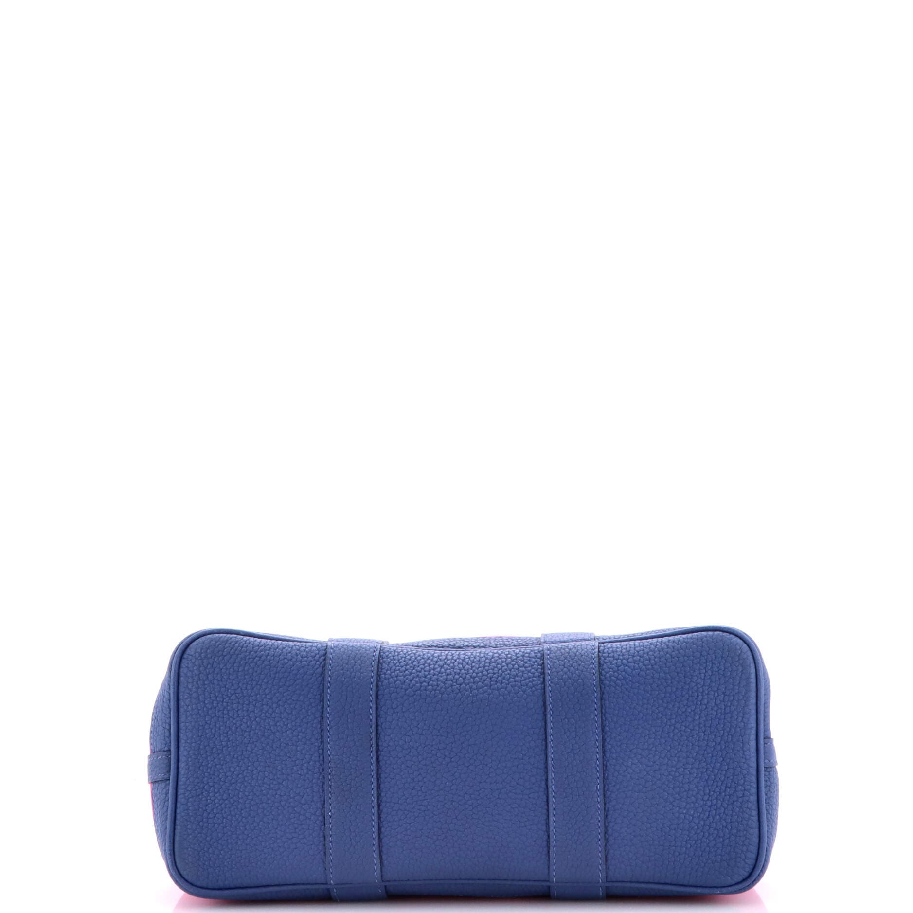 Pre-Owned Hermes Garden Party Tote Toile and Leather 30, Alternate, color, Rose Pourpre