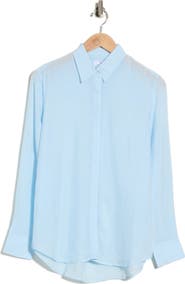 AG Shiela Button-Up Cupro Shirt