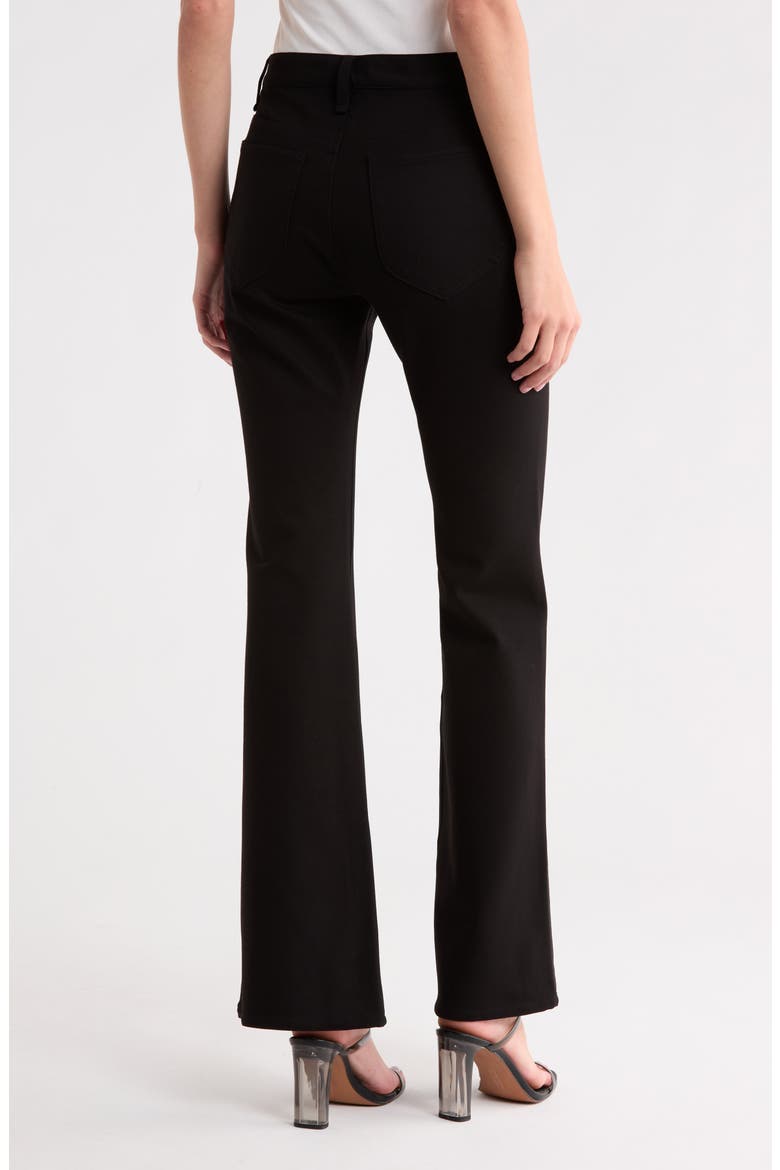 Casey Ponte Flare Pants, Alternate, color, BLACK