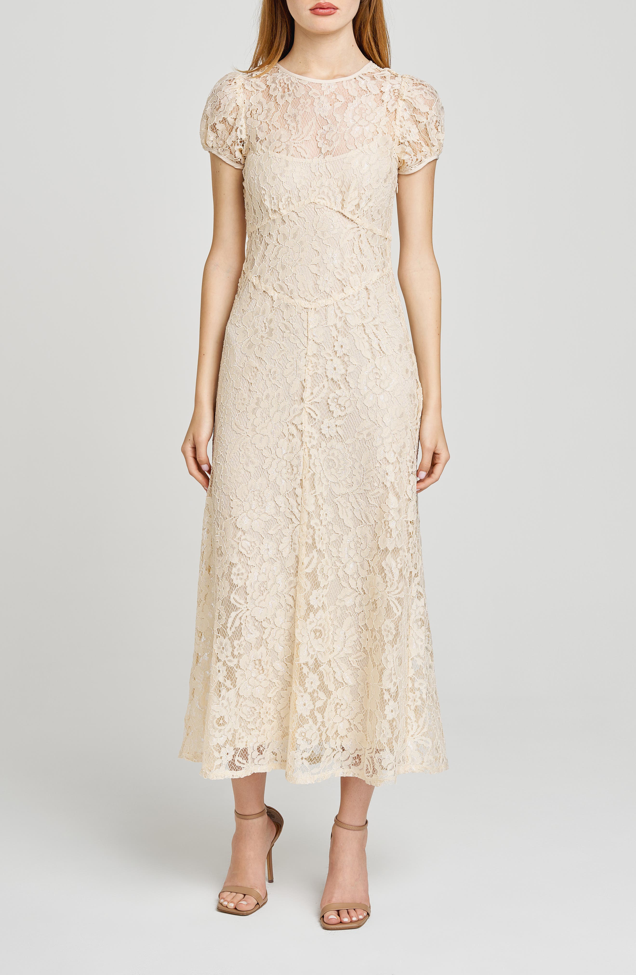 WAYF Clarity Lace Maxi Dress