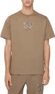 Burberry Knight Check Cotton T-shirt
