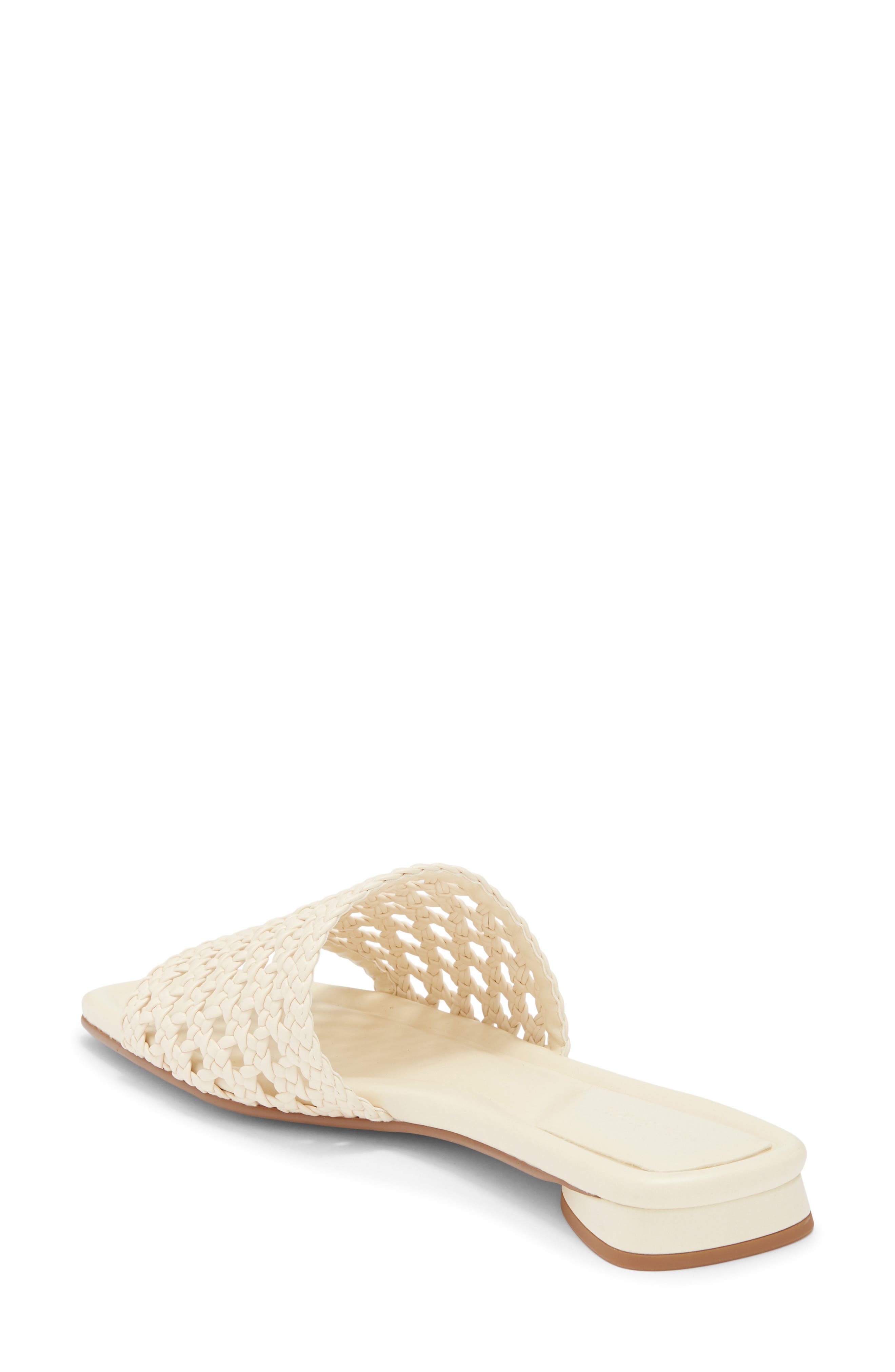 Babette Slide Sandal, Alternate, color, BEIGE PEARLED