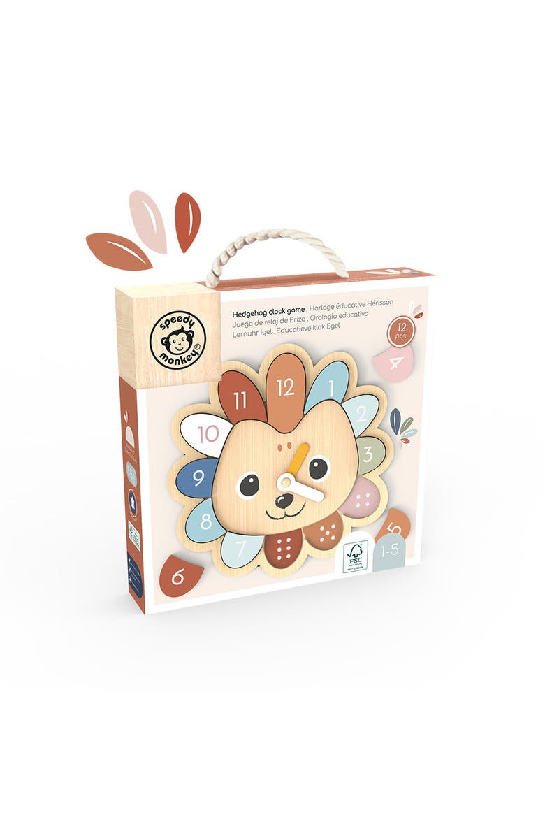 Speedy Monkey Hedgehog Clock Game, Alternate, color, Multi