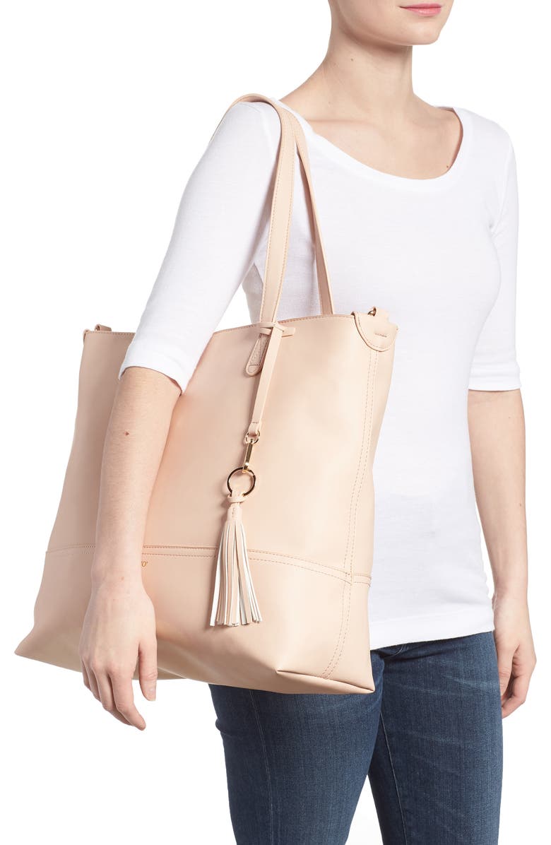 Bella Tunno Boss Faux Leather Diaper Bag & Clutch, Alternate, color,