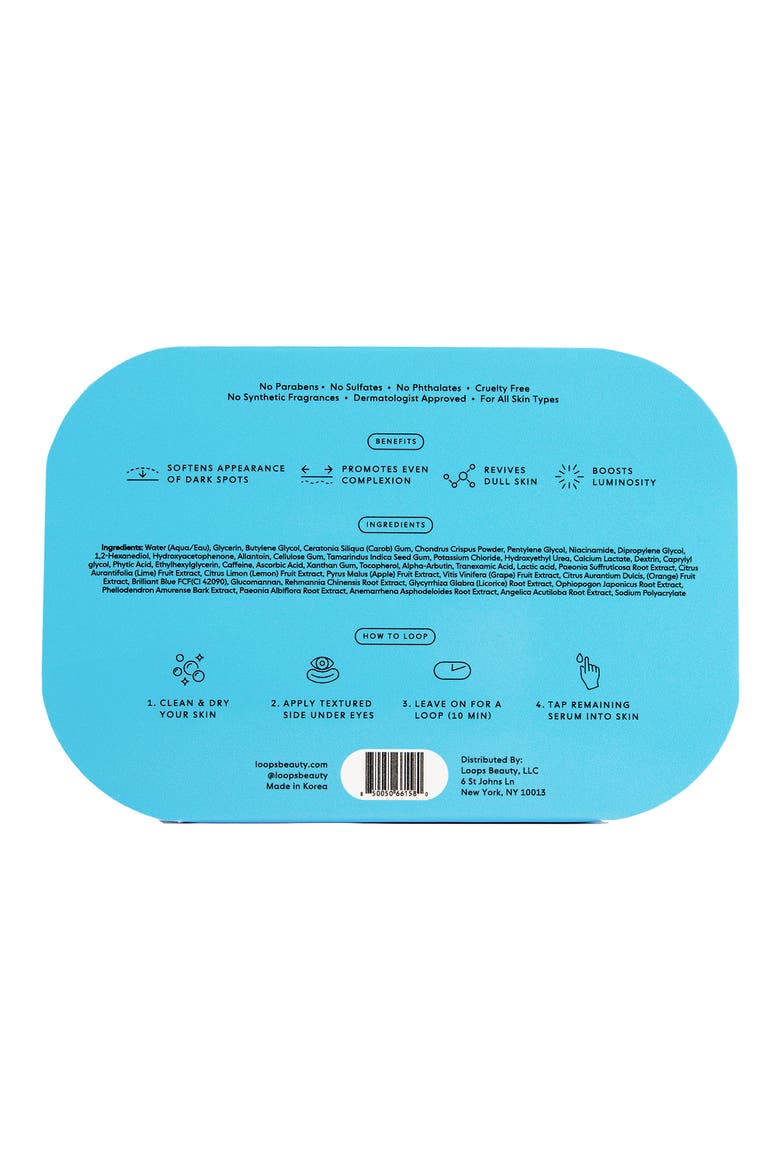 Hyper Eyes 5-Pack Dark Circles Eye Masks, Alternate, color, BLUE