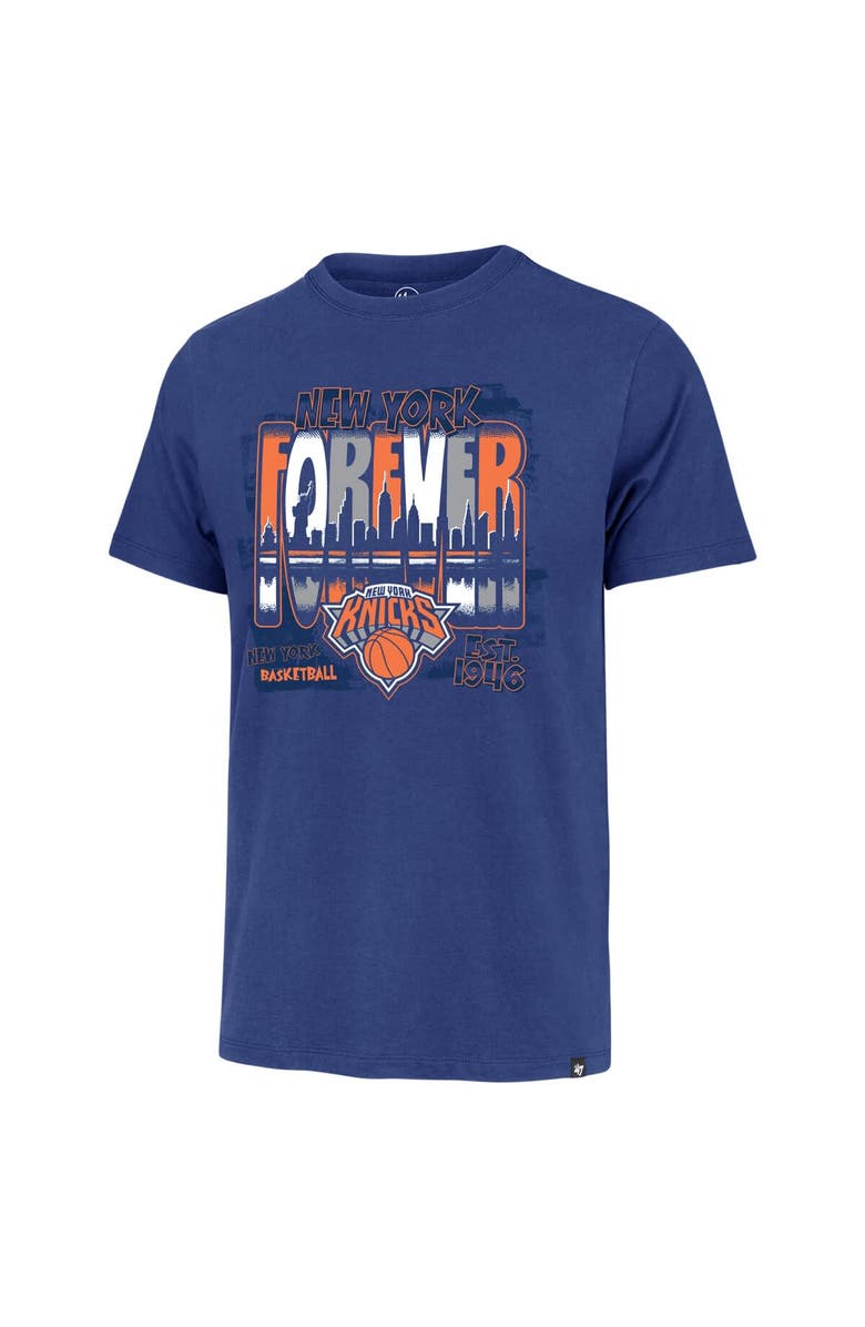 '47 Men's '47 Blue New York Knicks Super Regional Franklin T-Shirt, Alternate, color, Blue