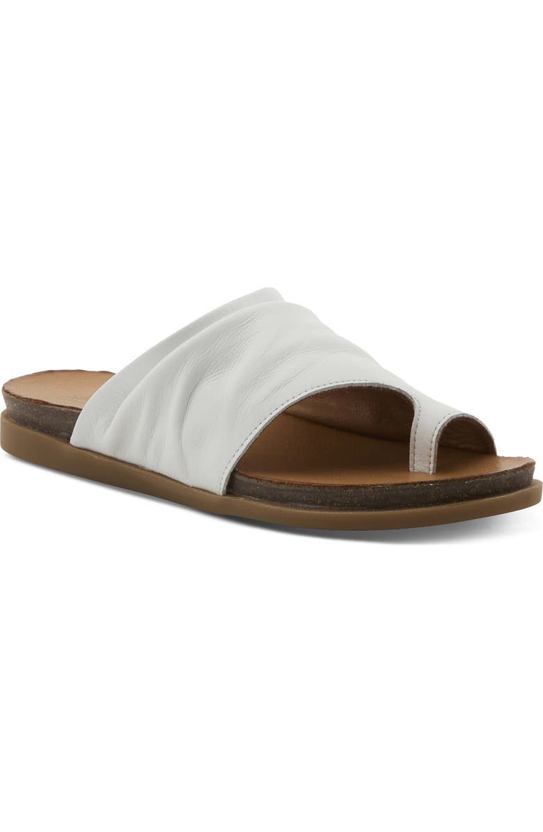 Spring Step Bates Slide Sandal, Main, color, White