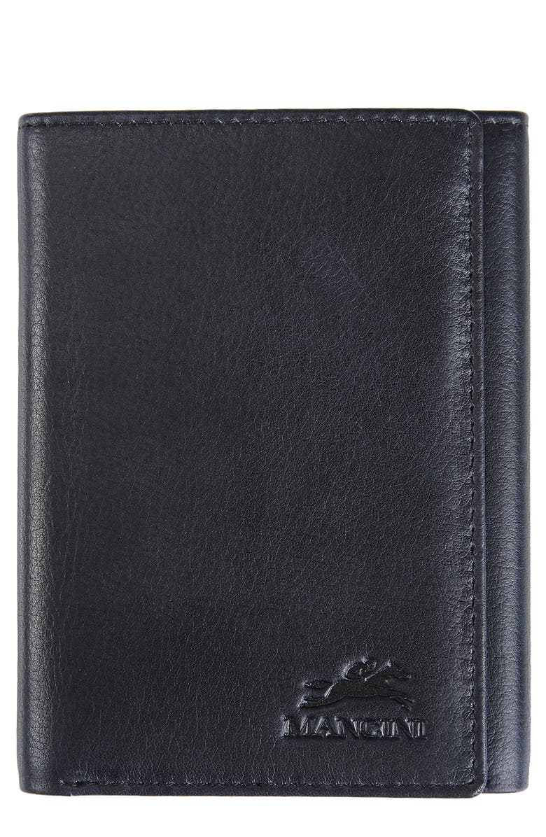 Mancini RFID Trifold Wallet, Main, color, Black