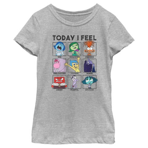Girl's Inside Out 2 Today Moods  Graphic T-Shirt