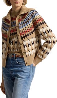 Polo Ralph Lauren Fair Isle Wool & Cashmere Cardigan