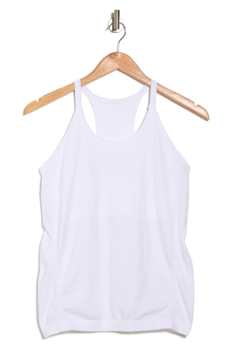 Serena Shelf Bra Tank, Alternate, color, WHITE