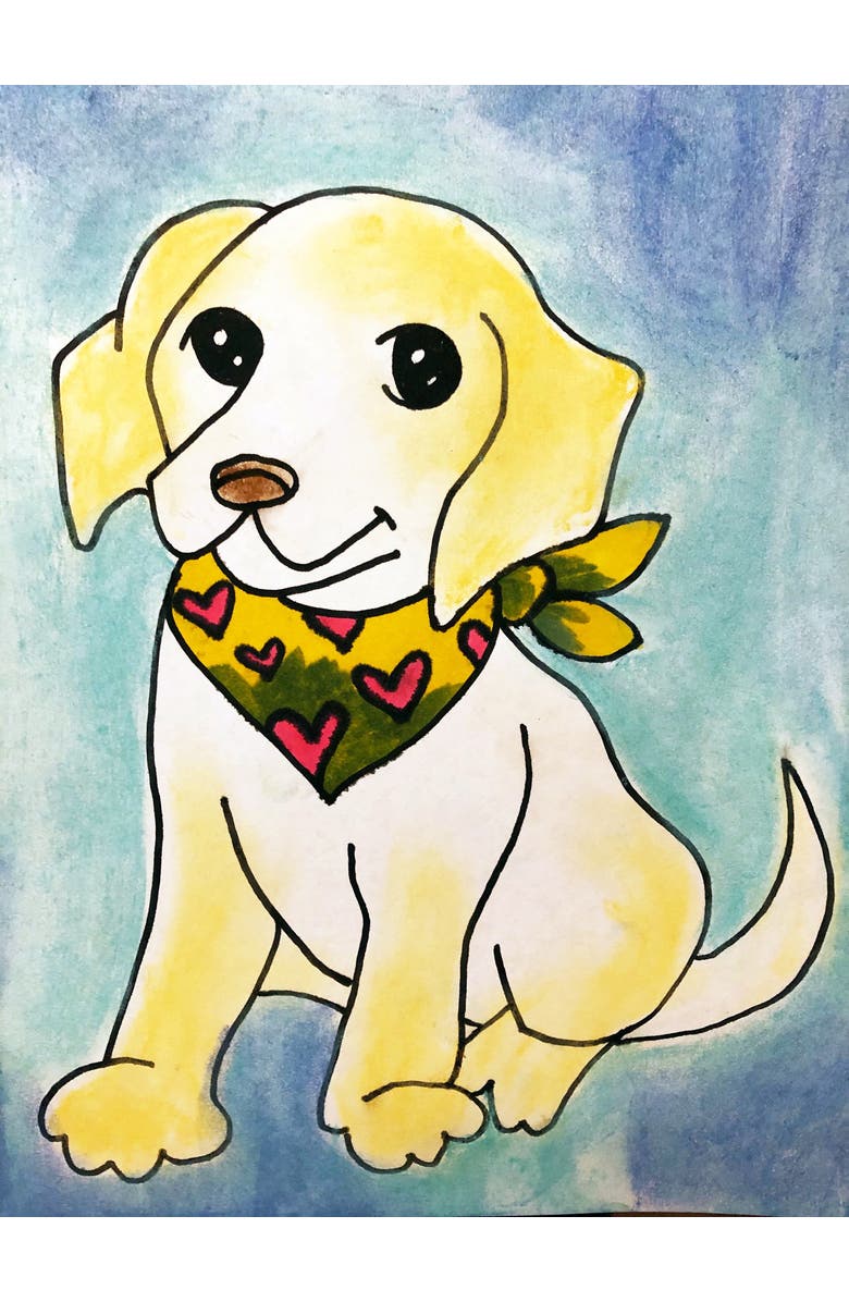 Guide Dots Level 1 Art Kit w/ Light up Bright Board-Ages 4-7, Alternate, color, White