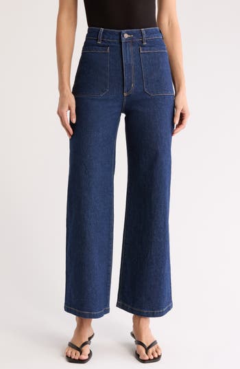 Rolla's Sailor True Rinse High Rise Flare Leg Ankle Jeans