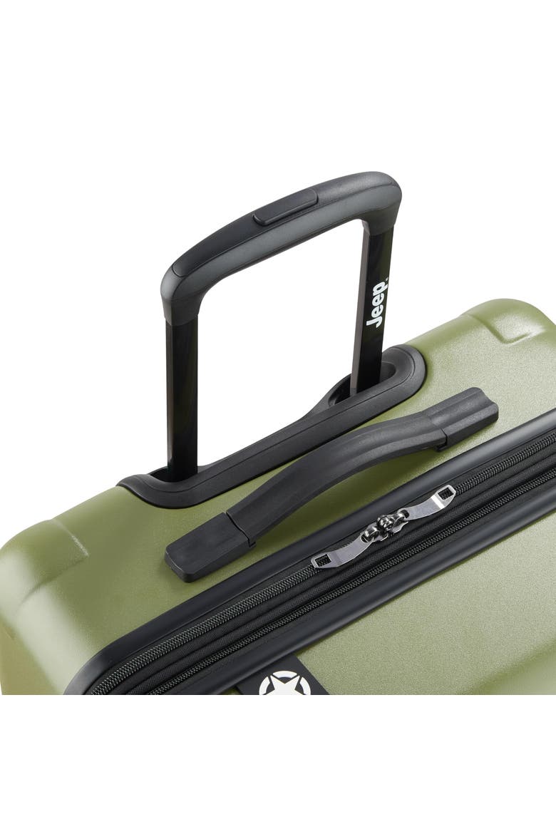 JH004C Checked-Medium 24 Inch Hardside Expandable Luggage with Spinner Wheels, Alternate, color, Avocado