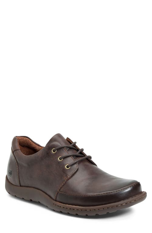 Børn Nigel Plain Toe Derby in Brown Leather 