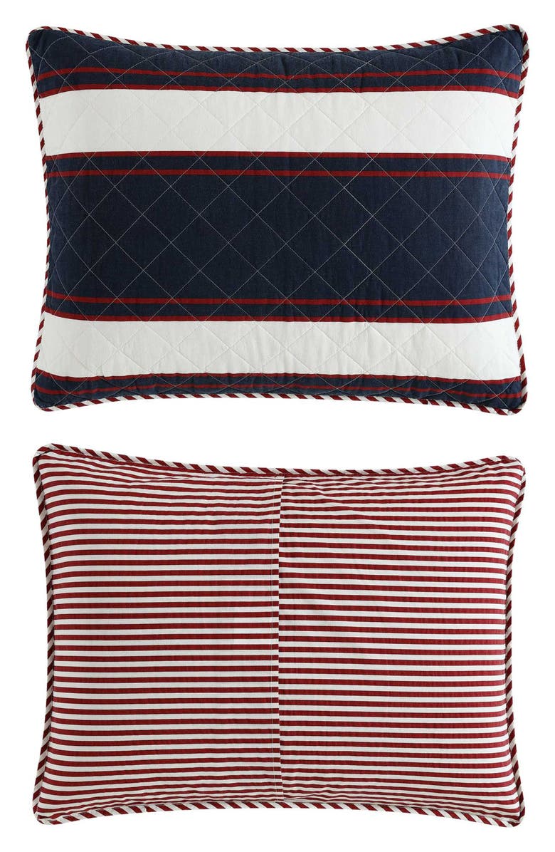 Nautica Wesley Quilt & Sham Set, Alternate, color, Navy