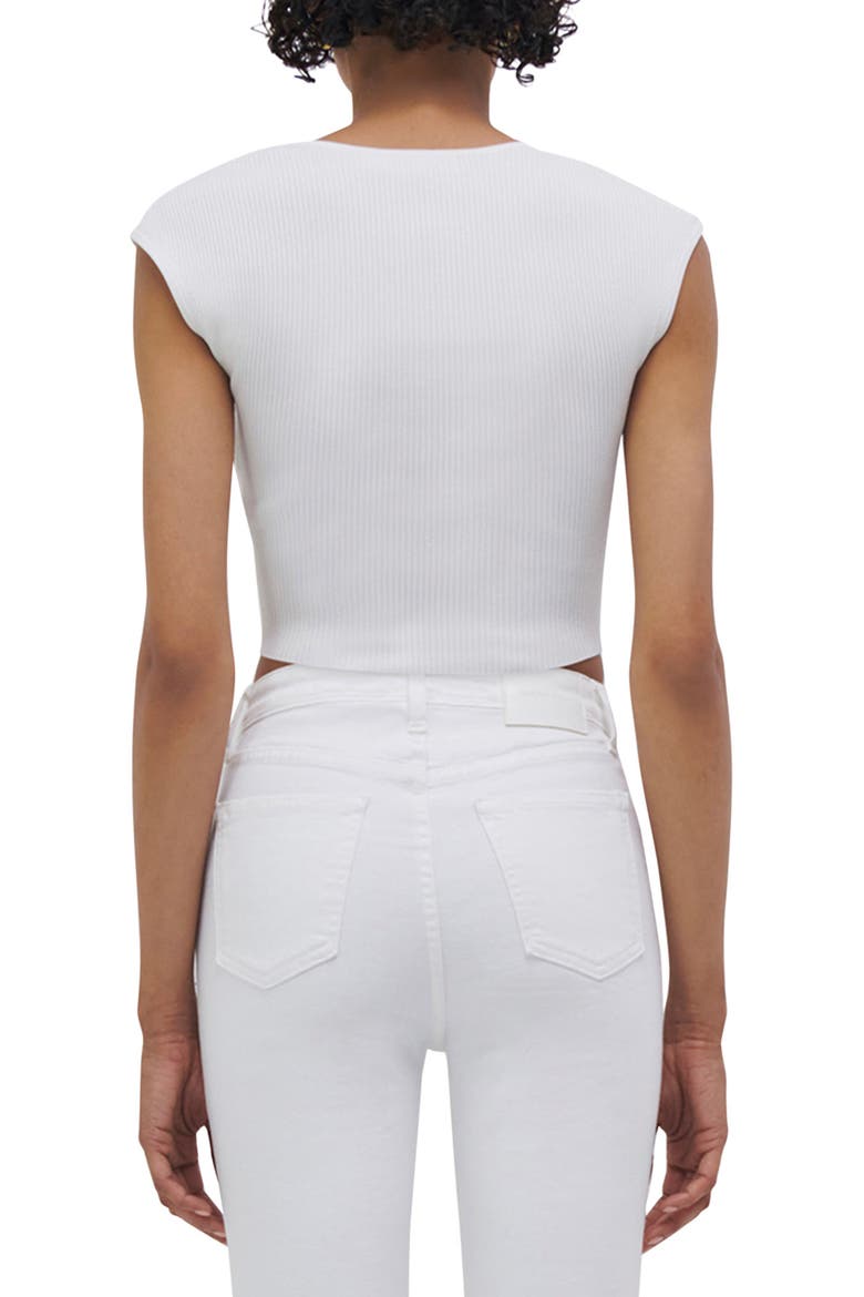 Abia Rib Crop Tank, Alternate, color, WHITE