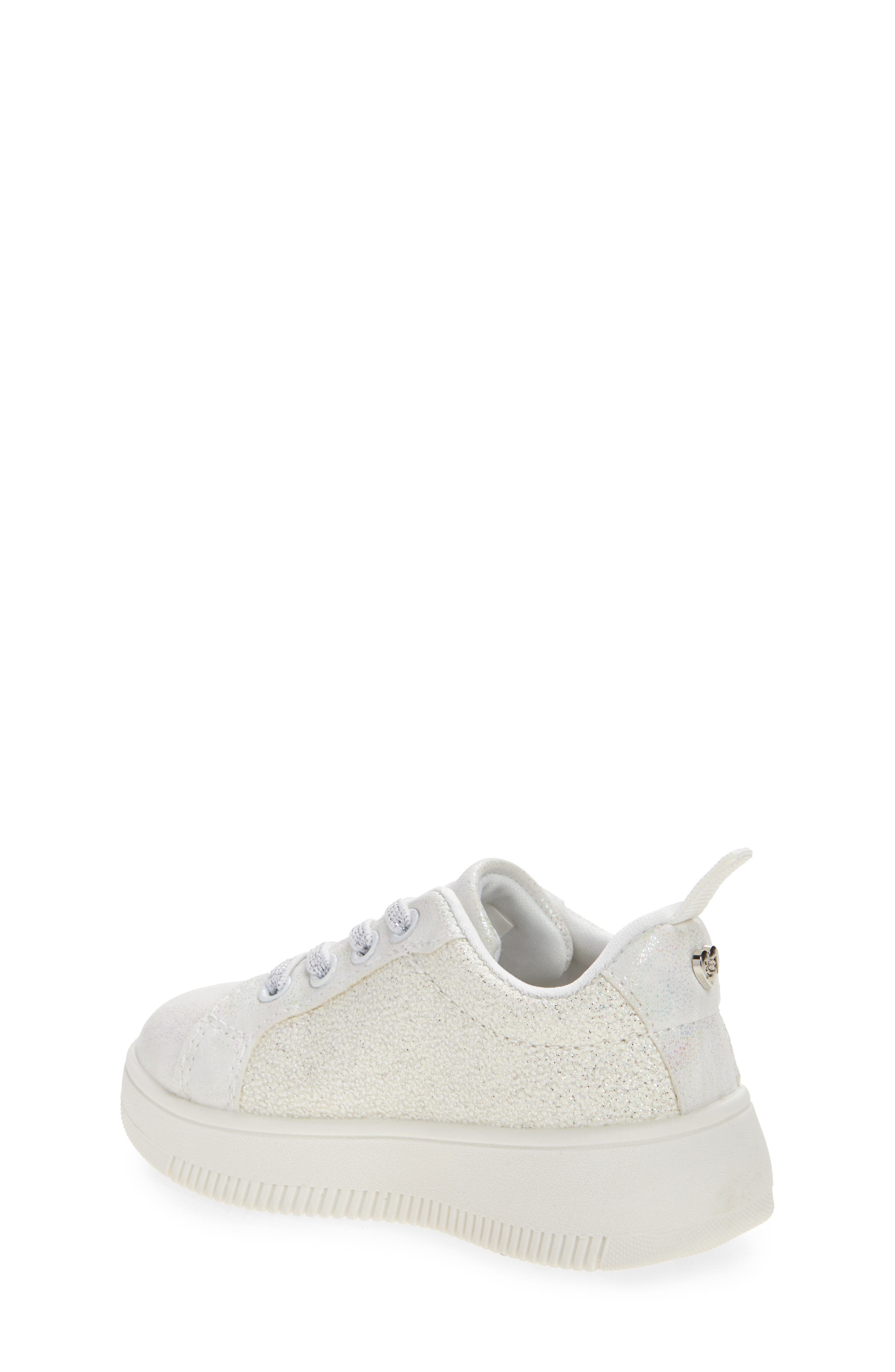 bebe Kids' Platform Sneaker, Alternate, color, White