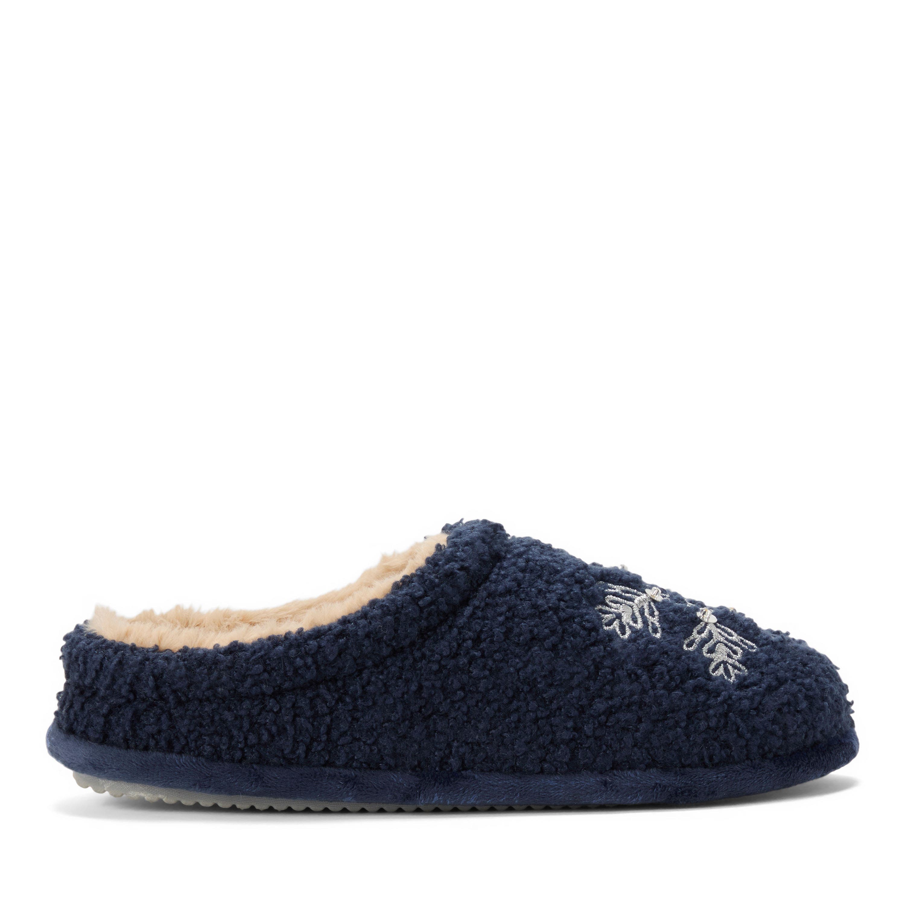 Holiday Novelty Clog Slipper, Alternate, color, NAVY