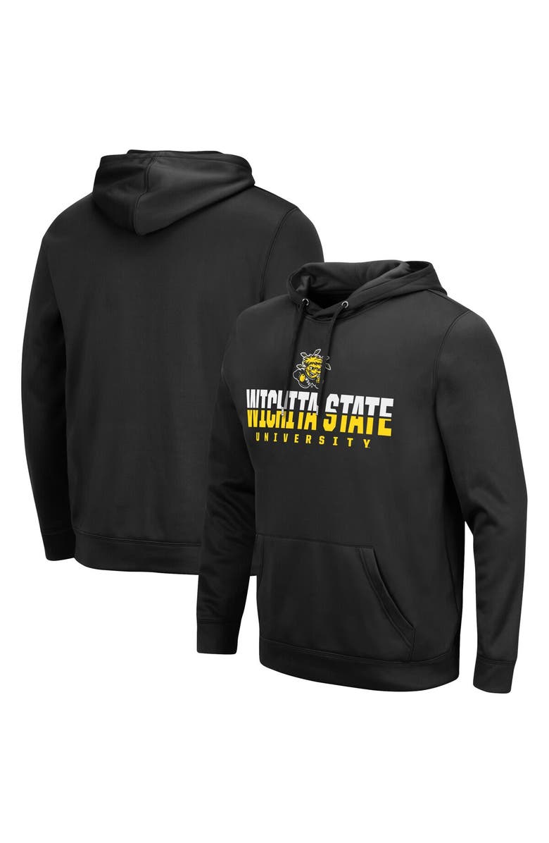 COLOSSEUM Men's Colosseum Black Wichita State Shockers Lantern Pullover Hoodie, Main, color, Black