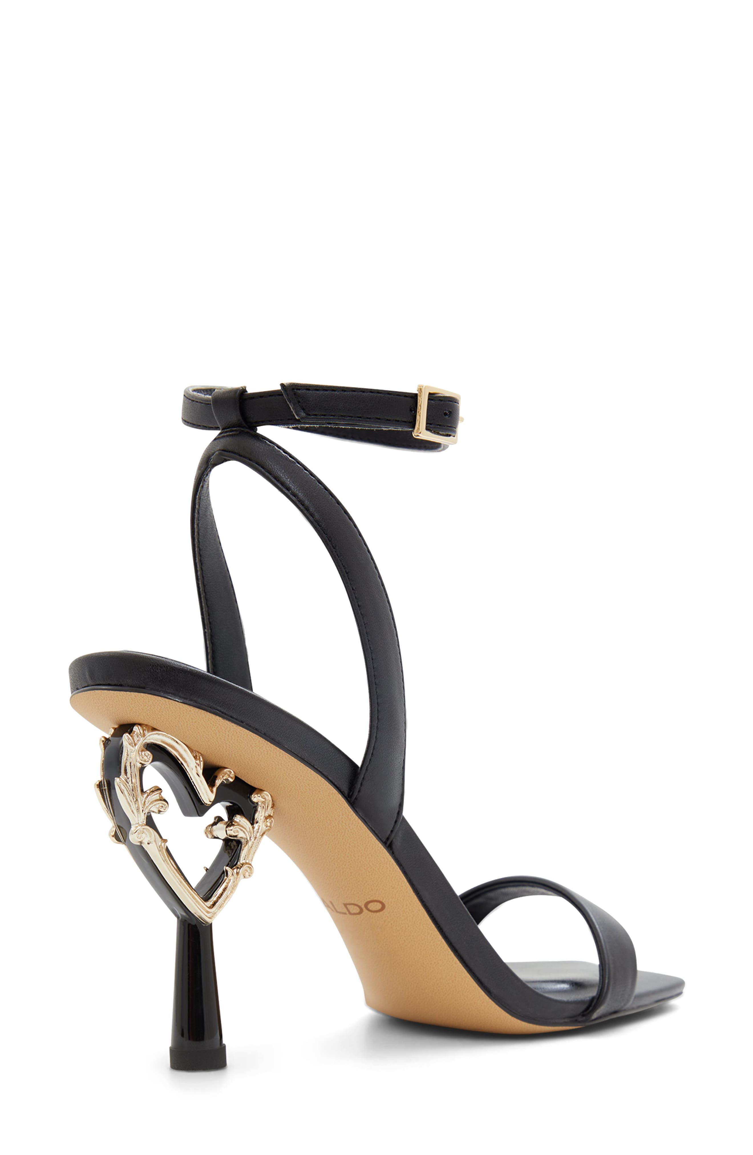 ALDO Lovethrone Ankle Strap Sandal, Alternate, color, 