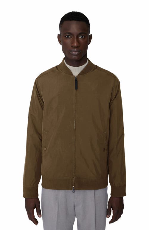 Quartz Co. Daniel Bomber Jacket In Dark Sand