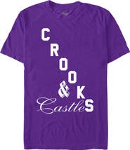 Crooks & Castles Men's Crooks & Castles Big Bold Script Logo Graphic T-Shirt