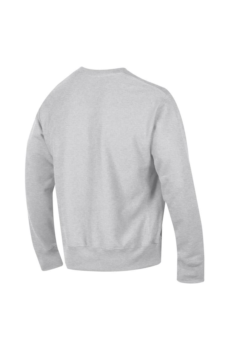 Men's Champion Gray Villanova Wildcats Arch Over Logo Reverse Weave Pullover Sweatshirt, Alternate, color, Gray