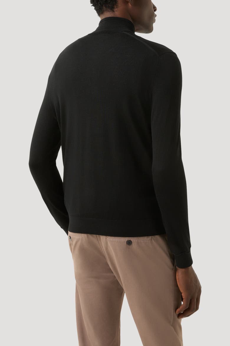 Virgin Wool Troyer Ouri, Alternate, color, Black
