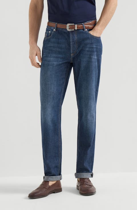 Lightweight denim trousers