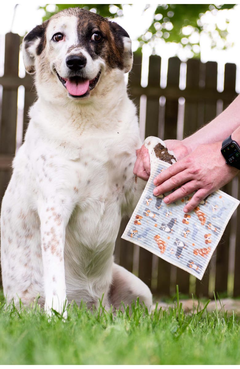 Puppington Pupper Towels 12-Pack Swedish Dish Cloths for Kitchen, Alternate, color, Doggie Dozen Breeds