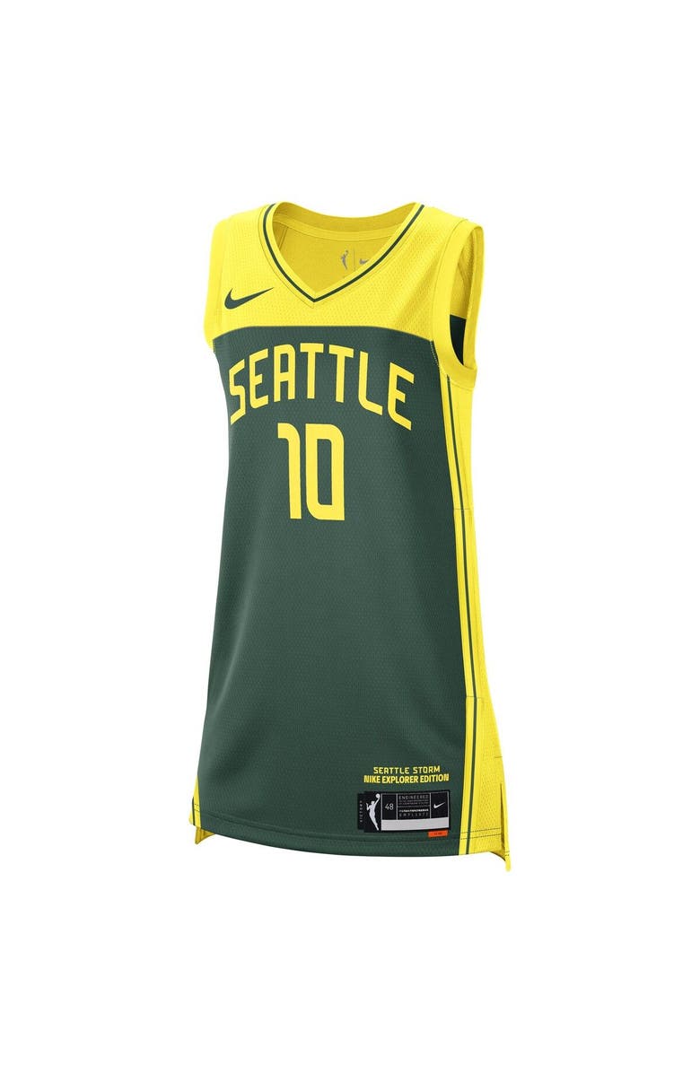 Nike Unisex Nike Sue Bird Green Seattle Storm Explorer Edition Victory Jersey, Alternate, color, Green
