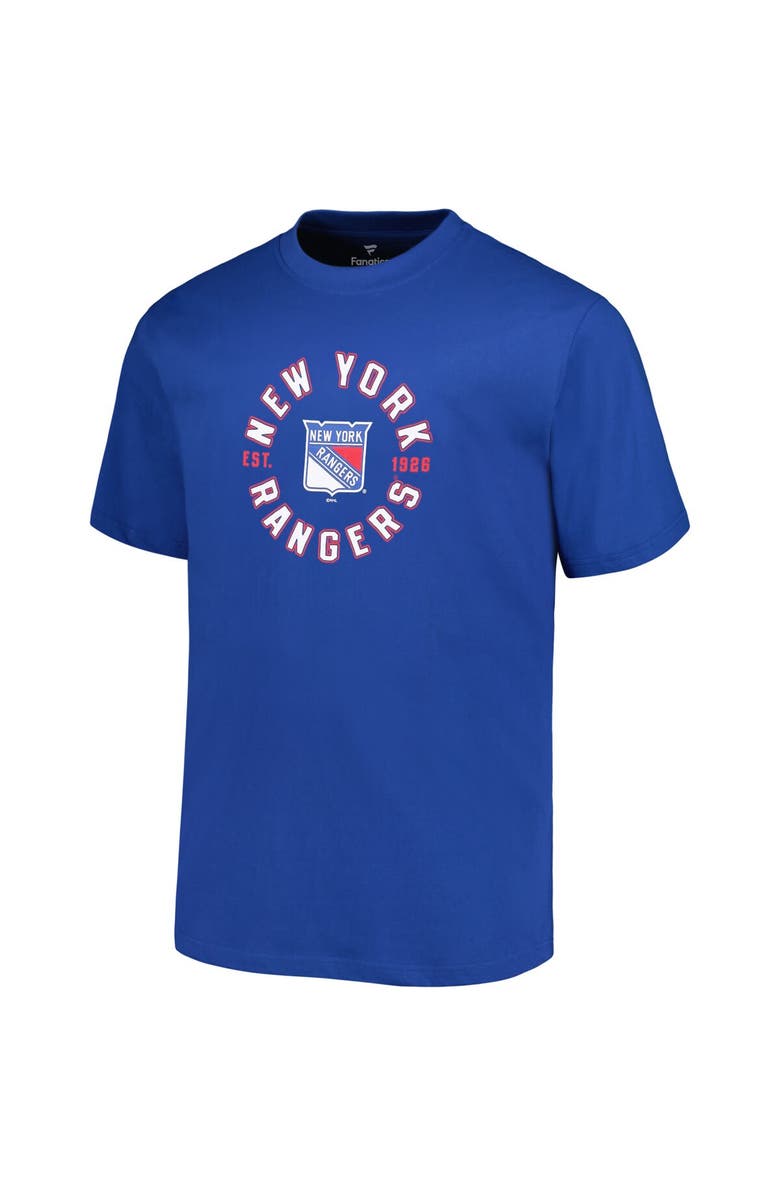 FANATICS Men's Fanatics New York Rangers Big & Tall 2-Pack T-Shirt Set, Alternate, color, Blue