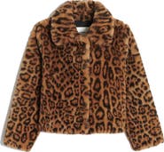 Apparis Kids' Elis Pluche™ Faux Fur Coat