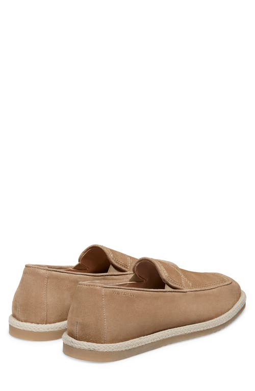 Stuart Weitzman Harbour Venetian Espadrille Loafers In Sand