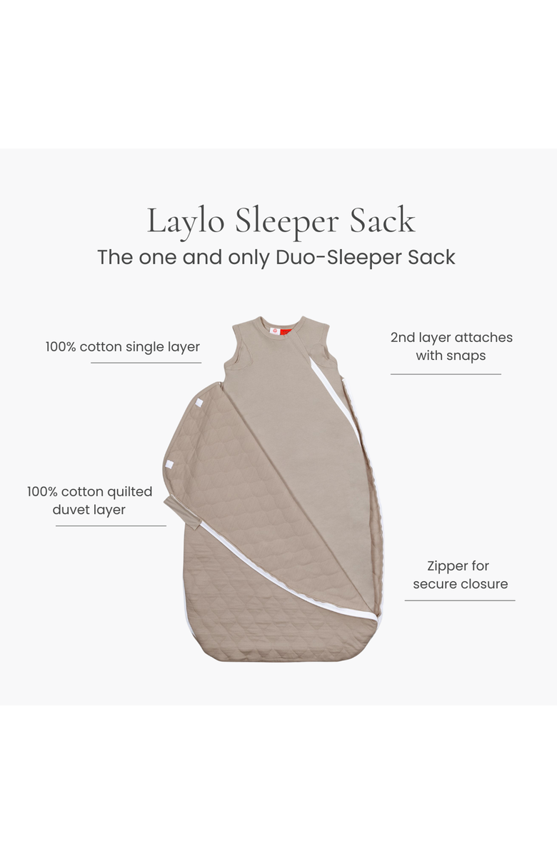 embé Baby Laylo Sleeper Sack DUO, Alternate, color, Pistachio
