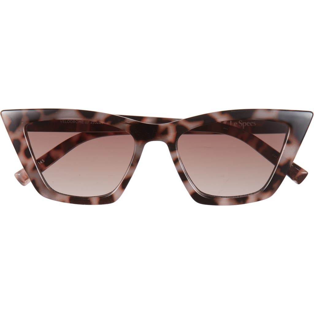 Le Specs Velodrome 54mm Gradient Cat Eye Sunglasses In Neutral