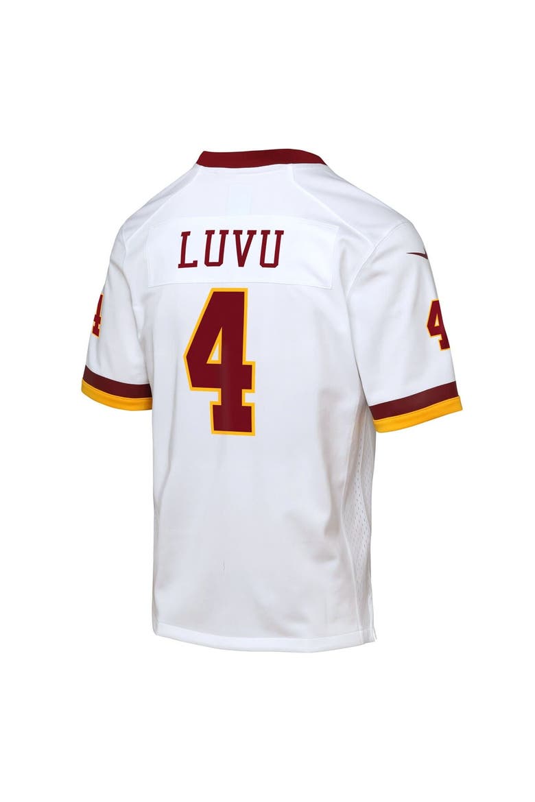 Youth Nike Frankie Luvu White Washington Commanders Game Super Bowl Era Jersey, Alternate, color, White