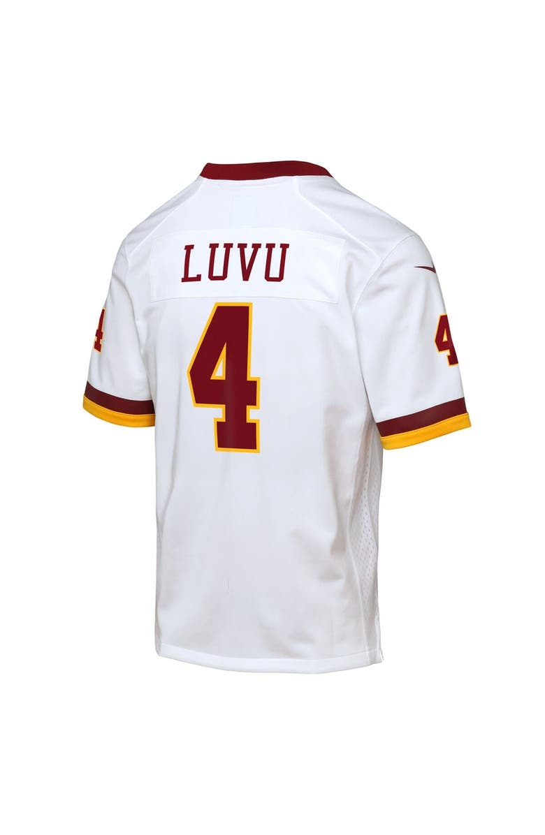 Nike Youth Nike Frankie Luvu White Washington Commanders Game Super Bowl Era Jersey, Alternate, color, White
