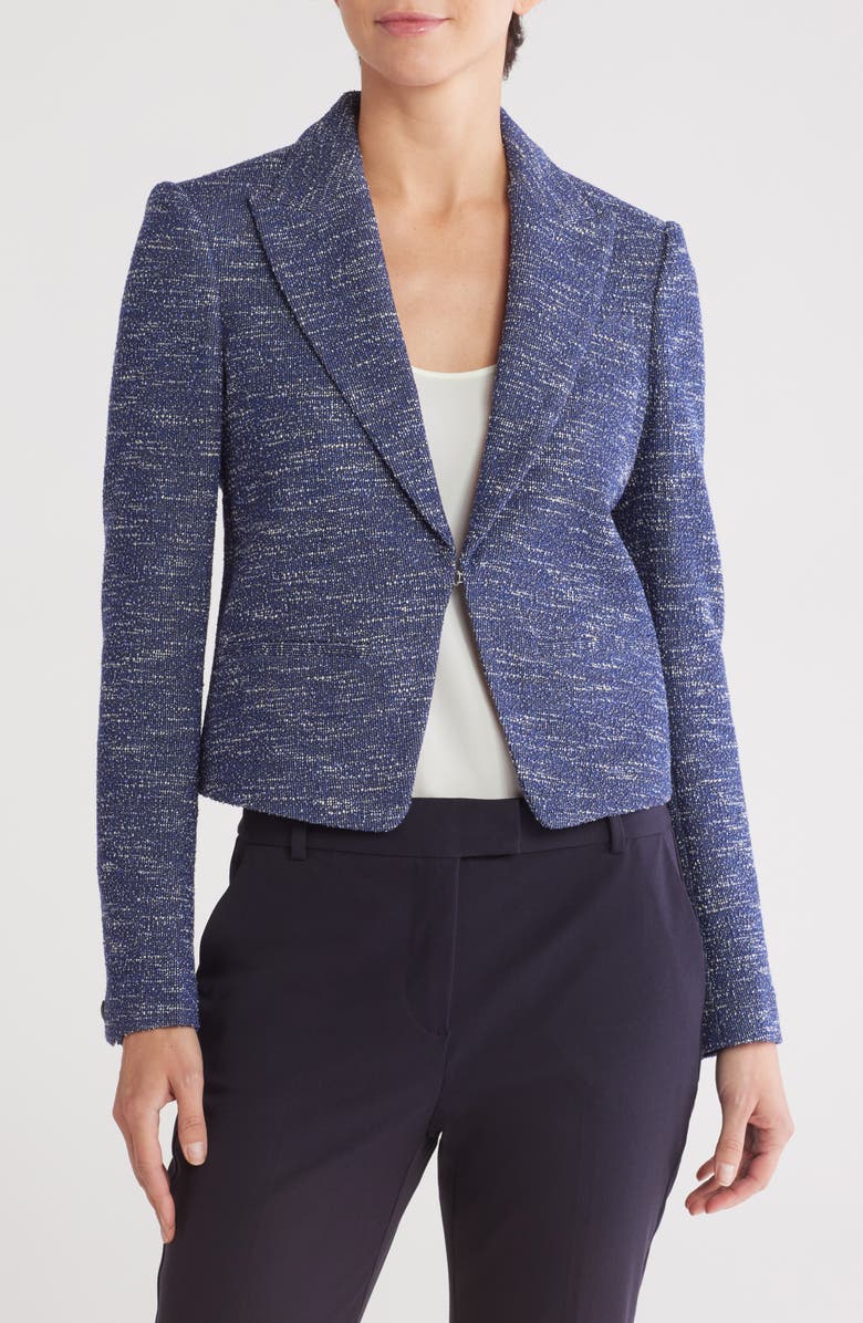 rag & bone Elle Blazer, Main, color, Blue Multi